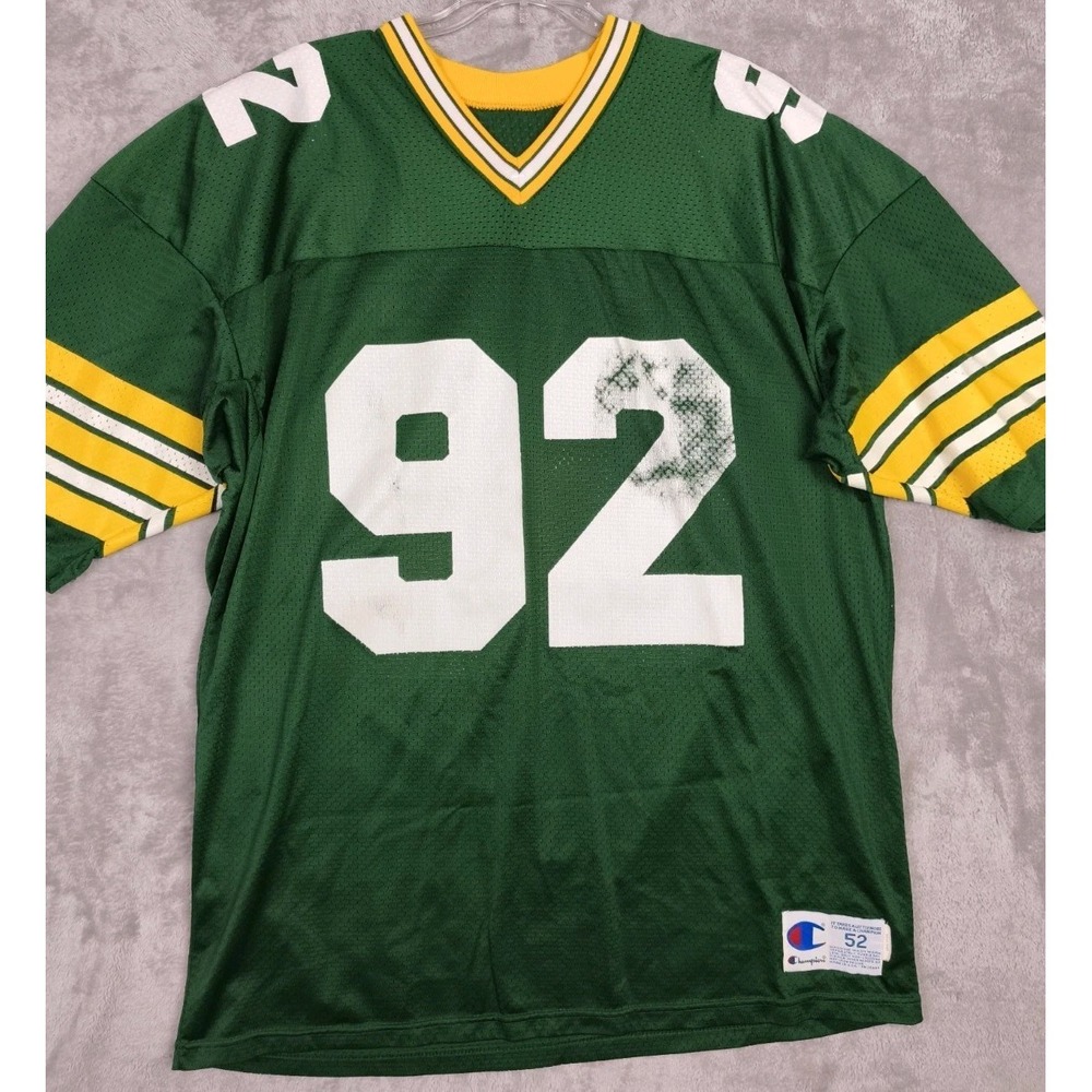 Vintage 90s Reggie White #92 Green Bay Packers NFL Football Jersey Size XXL 2XL